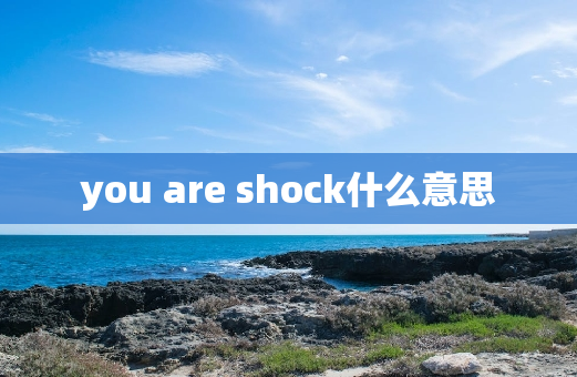 you are shock什么意思